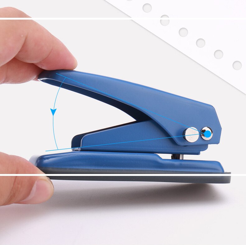 20-page Single Hole Punching Machine Loose-leaf Paper Punching and Binding Machinepaper Puncher Scrapbooking Punchers