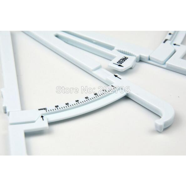 Personal Body Fat Testers skinfold caliper body fat caliper Analyzer Measure Charts Fitness Keep Health Slim 5pcs/lot