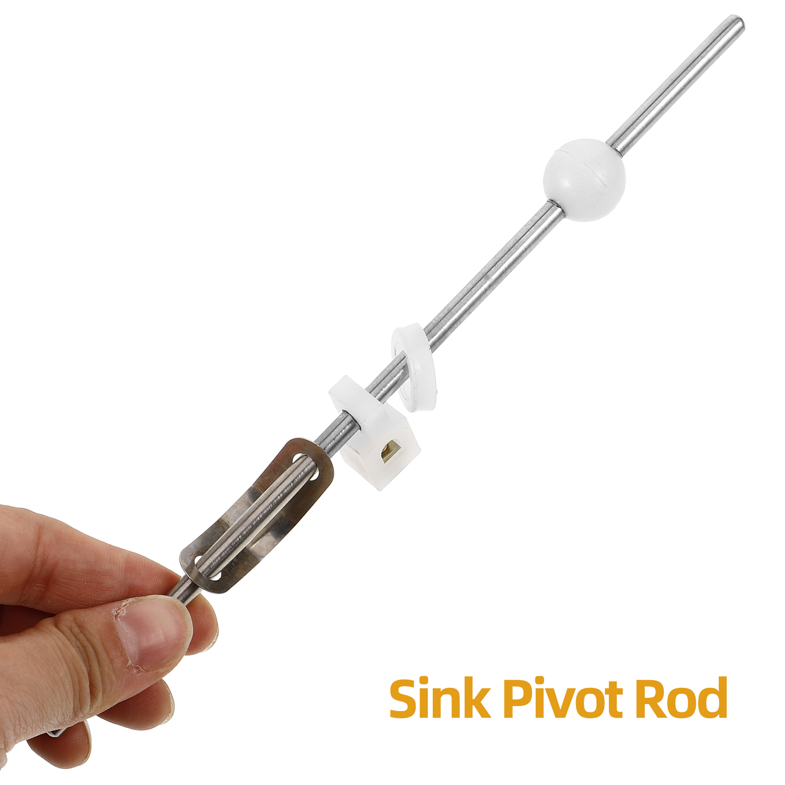 Kolben Abflusshebel Draino Waschbecken Abtropffläche Zugstange Sieb Korb Edelstahl Pivot für