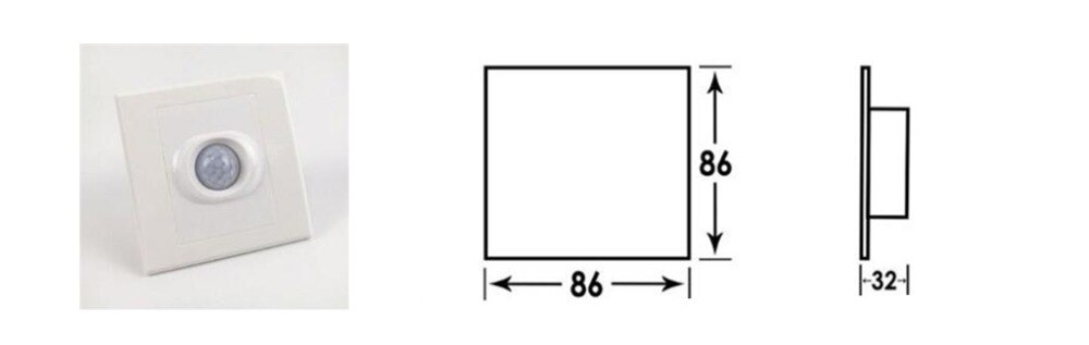 infrared human body induction switch corridor Delay sensory switch Fire start up sensory switch AC85V~265V