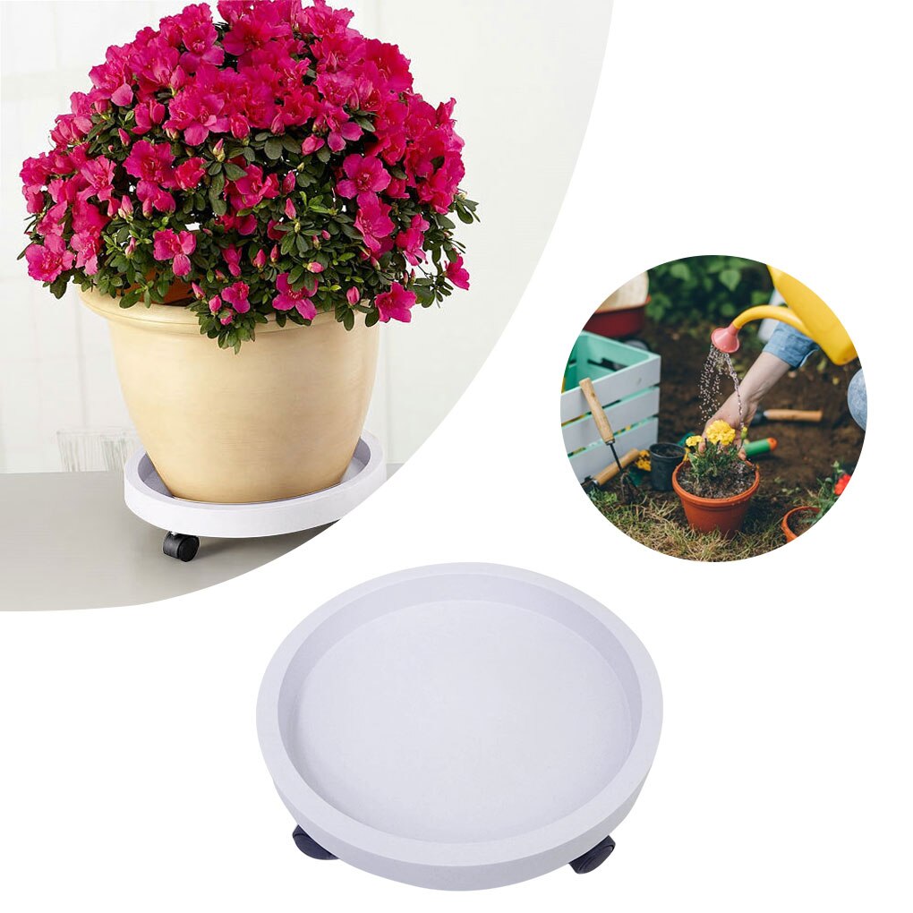 Caddie planteur rond pour Pot de fleurs | Grande plante à rouler, chariot de planteur extérieur et intérieur