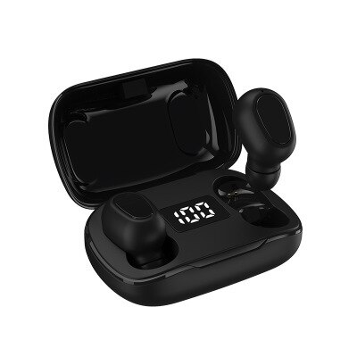 Bluetooth Oortelefoon Draadloze Oordopjes 5.0 Tws Headsets Dual Oordopjes Bass Sound Voor Huawei Xiaomi Iphone Samsung Mobiele Telefoons: Pro black