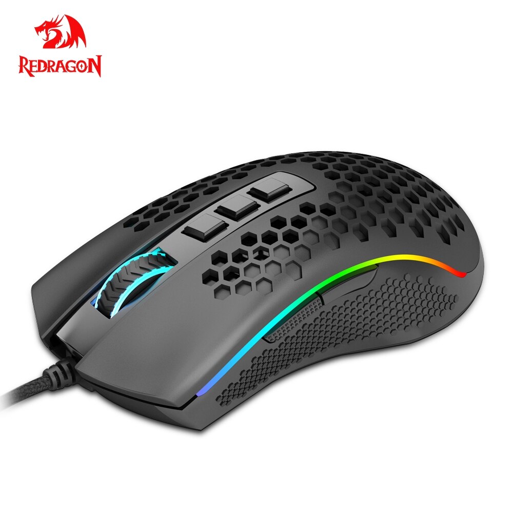 Redragon Storm Elite M988 USB wired RGB Gaming Mouse 16000 DPI programmable game mice backlight ergonomic laptop PC computer