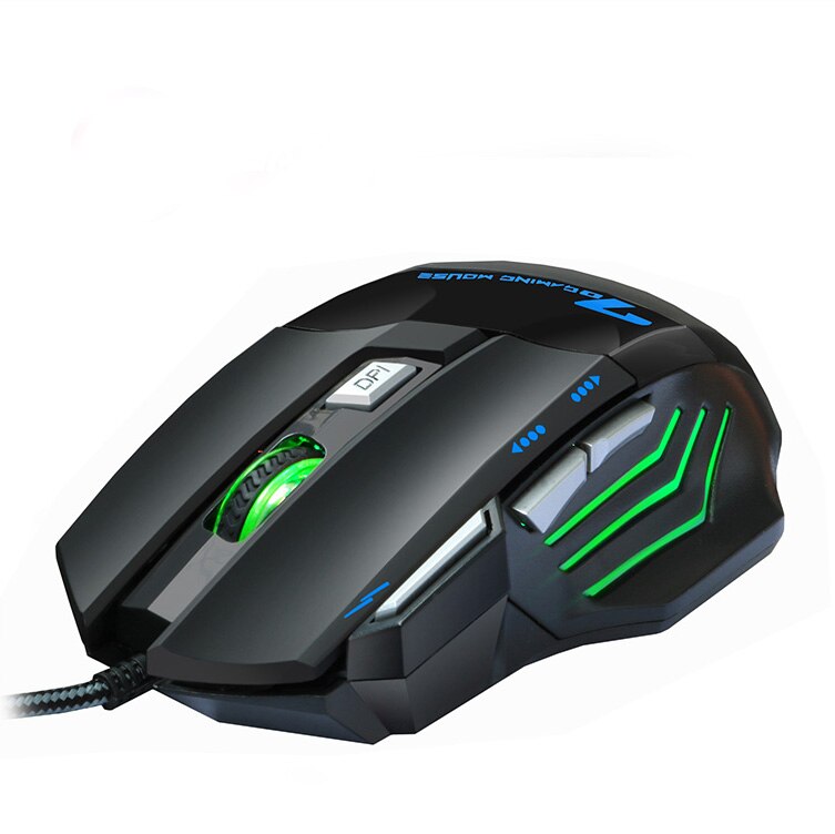 Wired Gaming Mouse gamer LED backlit Optische Computer PC Laptop Mäuse Spiel Maus USB Kabel Mause: MMR3 black