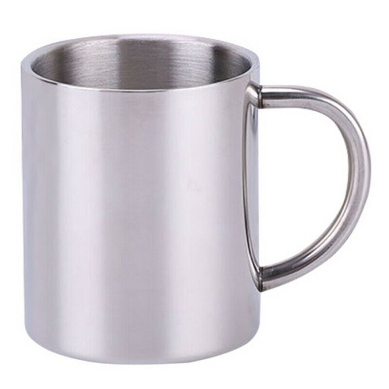 220/300/400ml kopper i rustfrit stål dobbeltvægget krus tumbler kaffekop te rejse kop