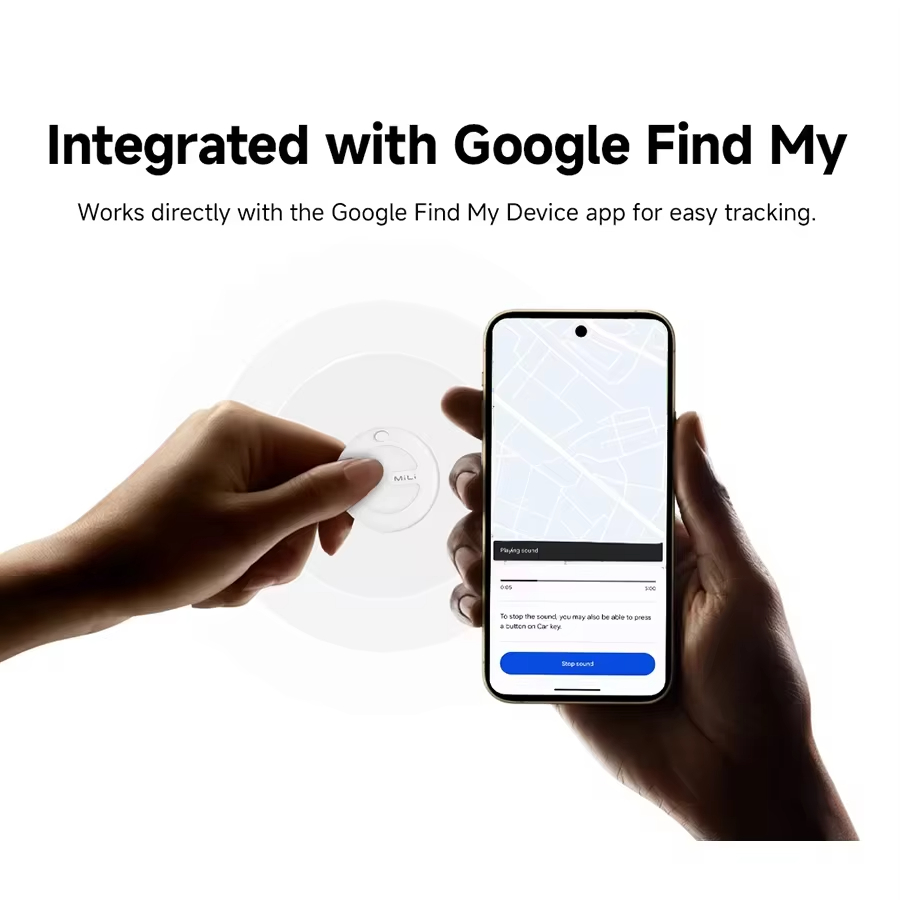 MiLi MiTag Go Smart Tracker For Android Item Finder and Locator Work With Bluetooth Google Find My Device Anti-Lost Air Tag