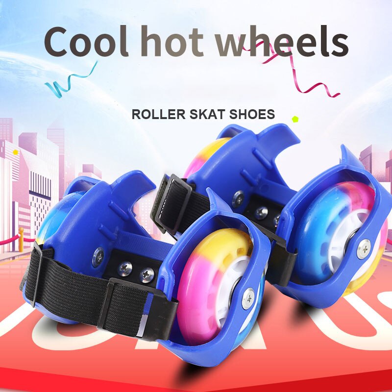 Knipperende Roller Schoenen Wervelwind Katrol Met Remmen Voor Stoppen Snel, Verstelbare Geschikt Voor Kids & Volwassen Outdoor Activiteit