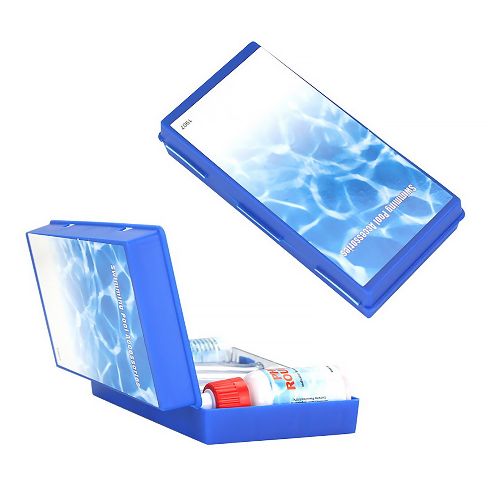 Reactivo doméstico para acuario hidropónico, práctico PH, accesorios para piscina, herramientas de prueba, Kit portátil de prueba de del agua