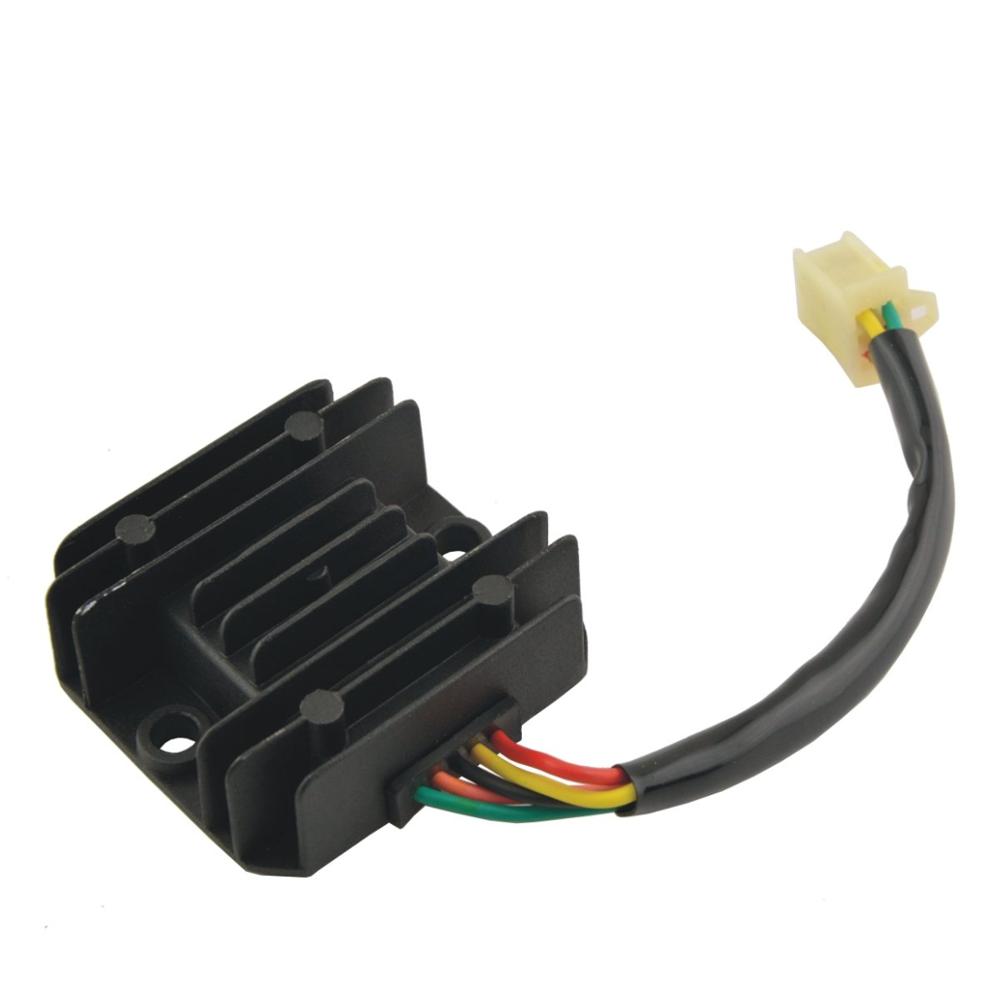 Motorfiets Spanningsregelaar Gelijkrichter 12V 5Pin Voor CG125cc 150cc 200cc Fxd 125CC Motorbike Atv 5 Draden