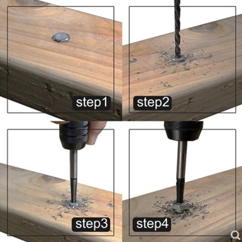 Damaged Screw Extractor Center Drill Bits Guide Set Broken Damaged Bolt Remover Removal Speed Easy Out Tools Set 5/6Pcs