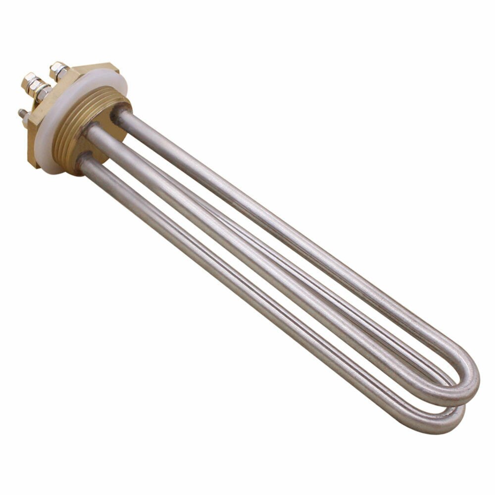 AIICIOO DN32 Tubular Water Heater Element Immersion Heaterfor Homebrewing SUS304 1.25inch BSP 24V 36V 48V: 48v 900w / heater only