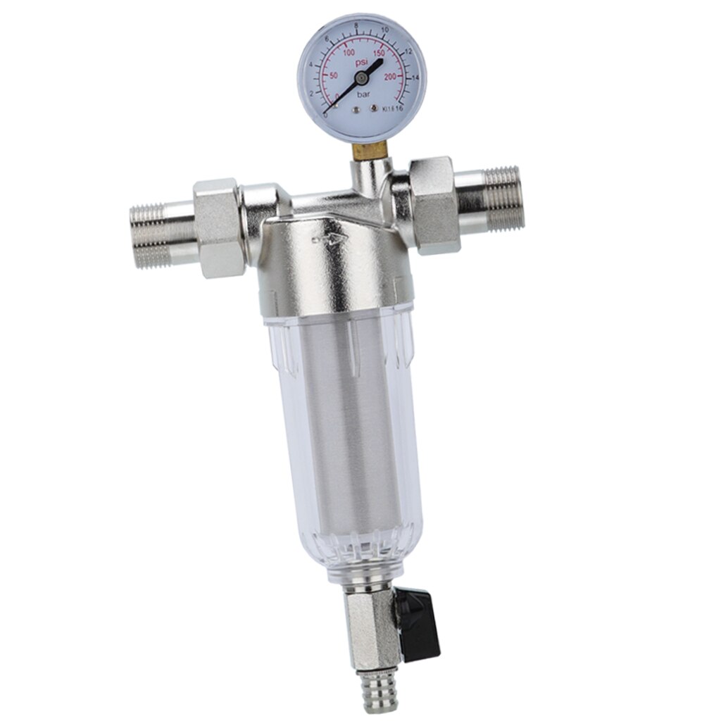 Acqua Prefiltro Sedimenti Filtro per Acqua di Pozzo Tubo Sedimenti Filtro 1/2'