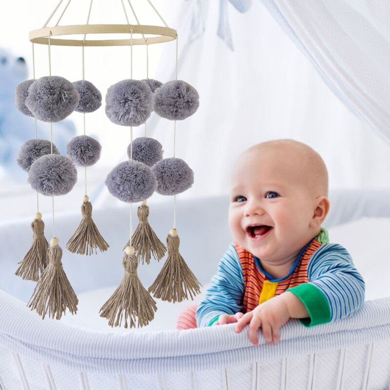 Baby Rammelaar Mobiele Wieg Speelgoed Bed Opknoping Pasgeboren Wind Bell Kinderkamer Decoratie N1HB