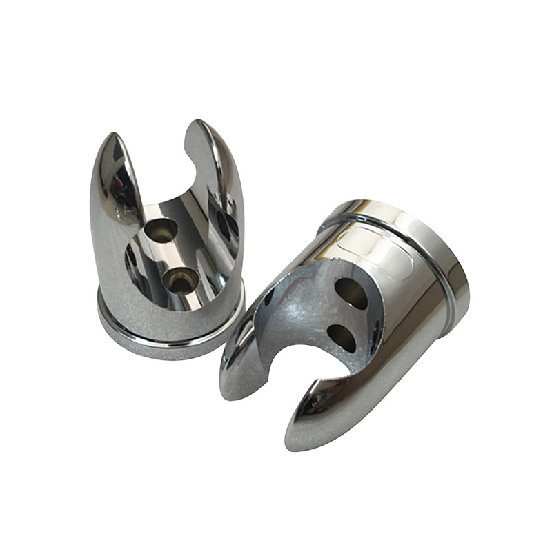 Chrome Bathroom Shower Base Holder Adjustable Hose Wall Mount Head Stand Bracket Shower Head Holder Shower Holder