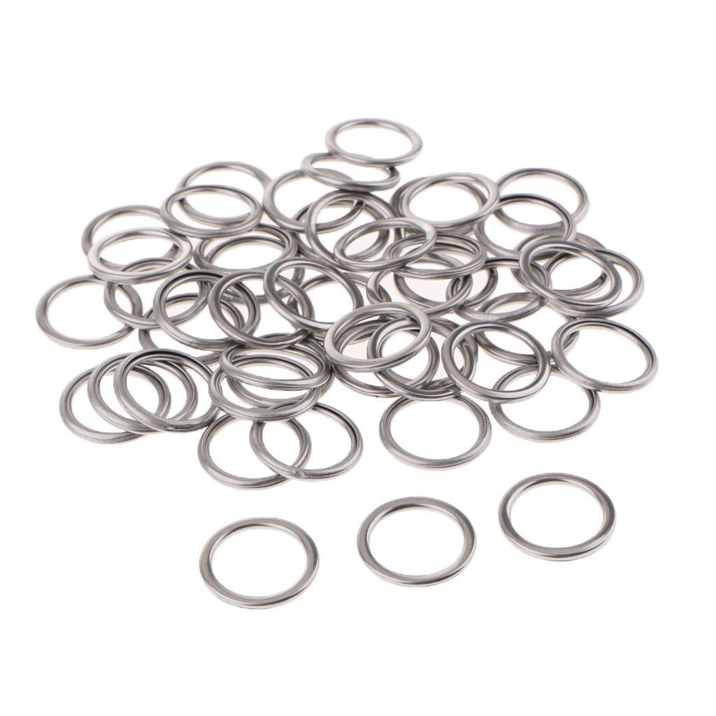 20 Pack Of M14 Aluminum Oil Drain Plug Crush Washers / Seal Rings - VOTEX Brand