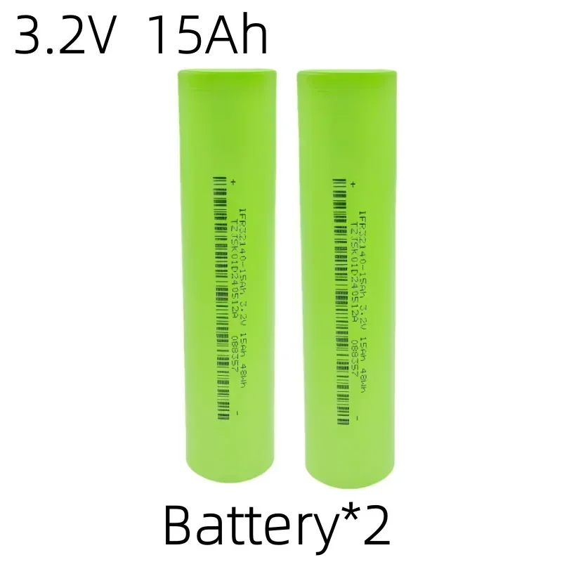 100% Original 32140 3.2V 15Ah LiFePo4 Battery for EV E-Tricycle Ebike Emotorcycle Battery Pack Scooter Outdoor Power Suppl: GRAY