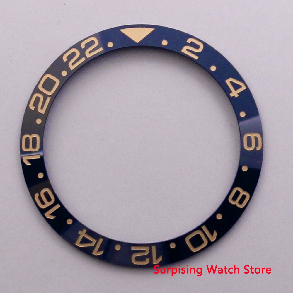 38 Mm Keramische Bezel Fit 40 Mm Horloge Case Sub Automatische Gmt Heren Horloge: NO2