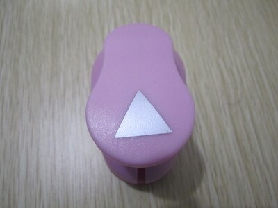 (2.5cm) Wave Circle Balloon Shape Craft Craft Scrapbooking Machine School Paper Cutting Cutter Puncher Eva Hole Punch Embossing: Triangle