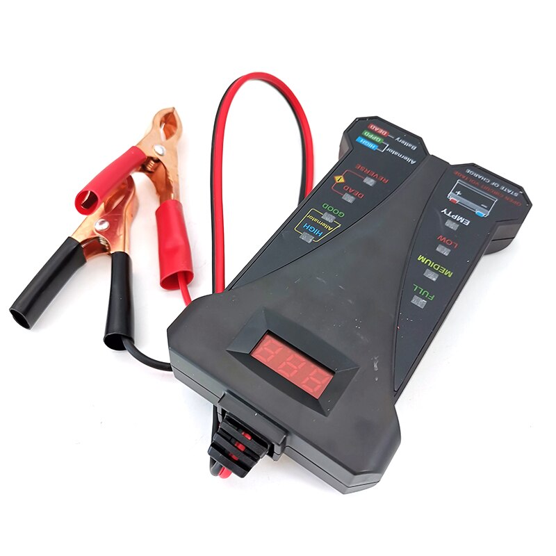 Car Digital Battery Tester Voltmeter Charging System Analyzer Tool