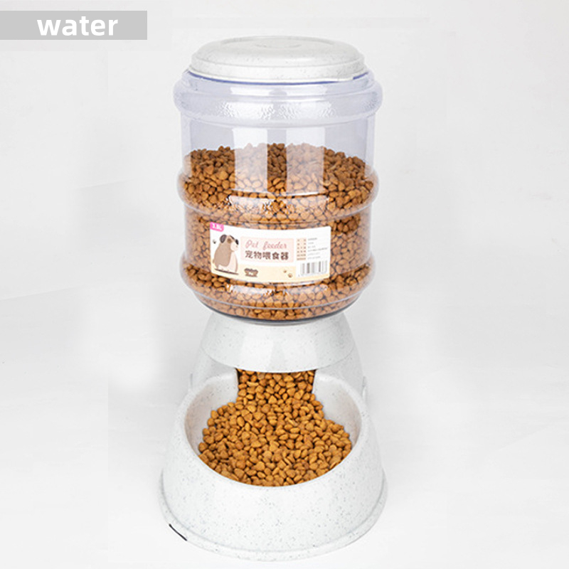 Cuencos alimentadores para mascotas de gran capacidad, cuenco de comida para perros pequeños, dispensador automático de agua, cuencos para gatos, cuencos de alimentación para mascotas, cuenco de agua para beber: YELLOW