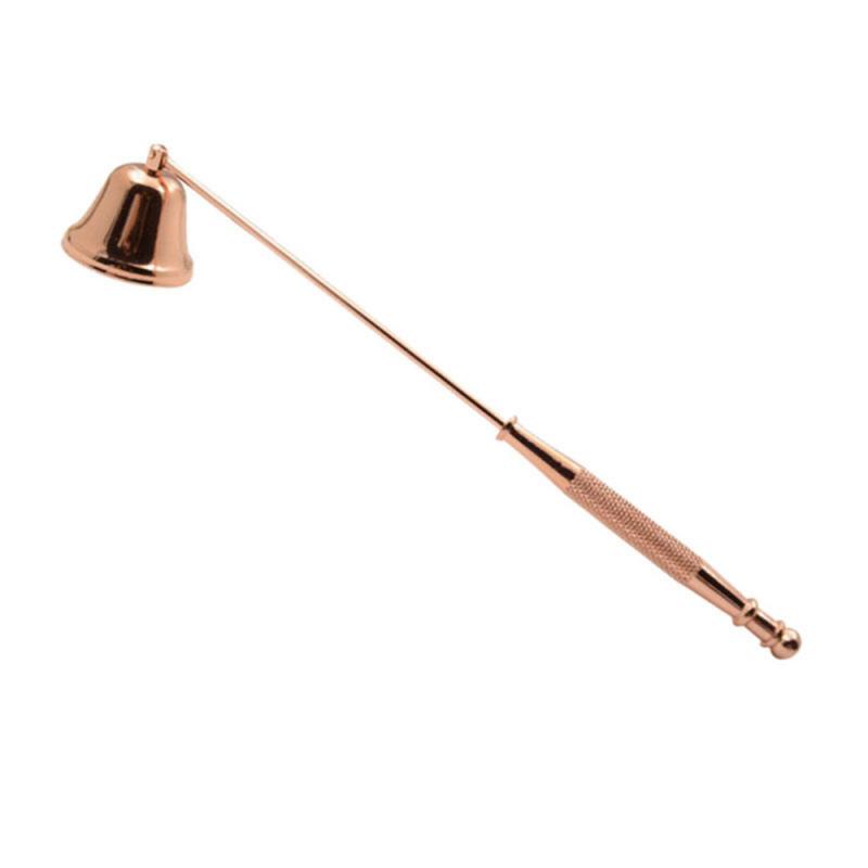 Candelabro de acero inoxidable sin humo para el hogar, Kit de herramientas de Apagado manual, accesorios para velas de Cocina: rose gold