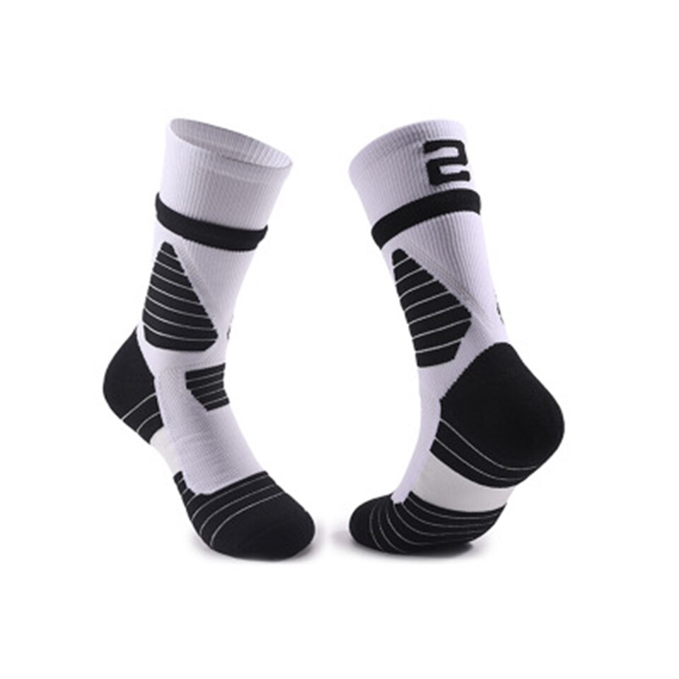 Calcetines deportivos de nailon para adultos, medias de ciclismo, fútbol, baloncesto, talla única: 3