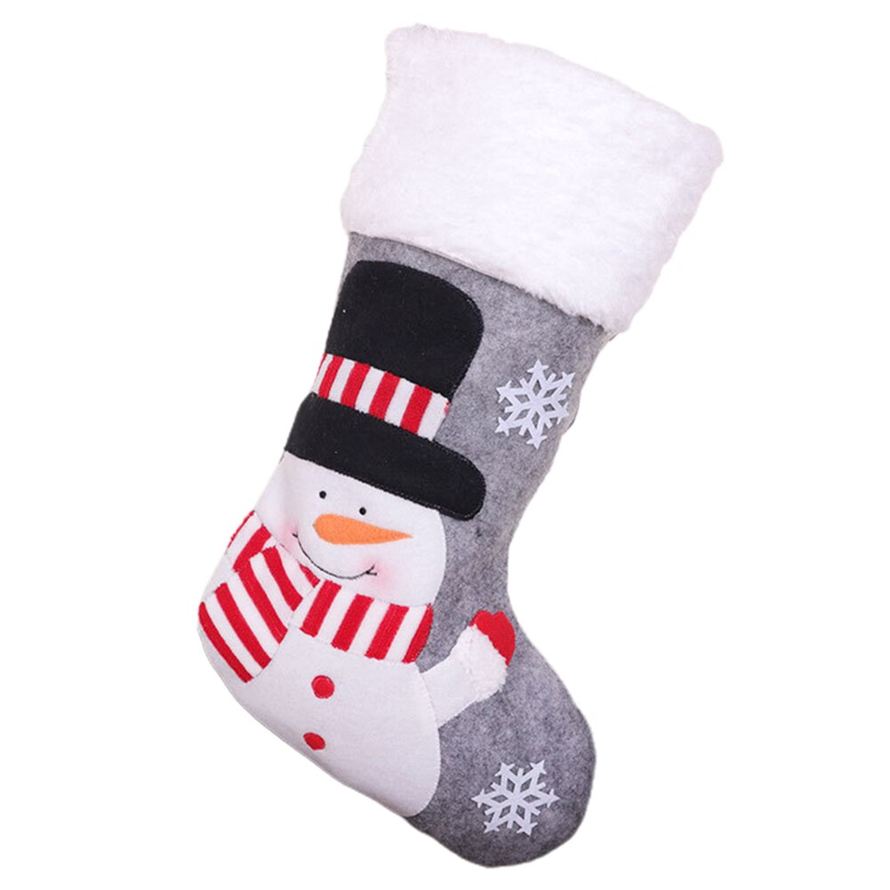 Kerst Ornamenten Grijs Kerstsok Bag Hanger Grote Party Tas Vilt Kerst Zak: B