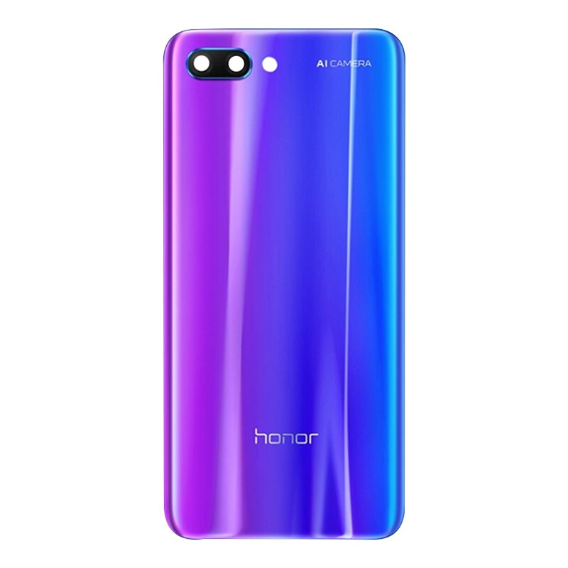 Peças de reparo originais volta habitação para huawei p30 pro capa traseira bateria vidro com lente da câmera adesivo: Honor 10 Blue