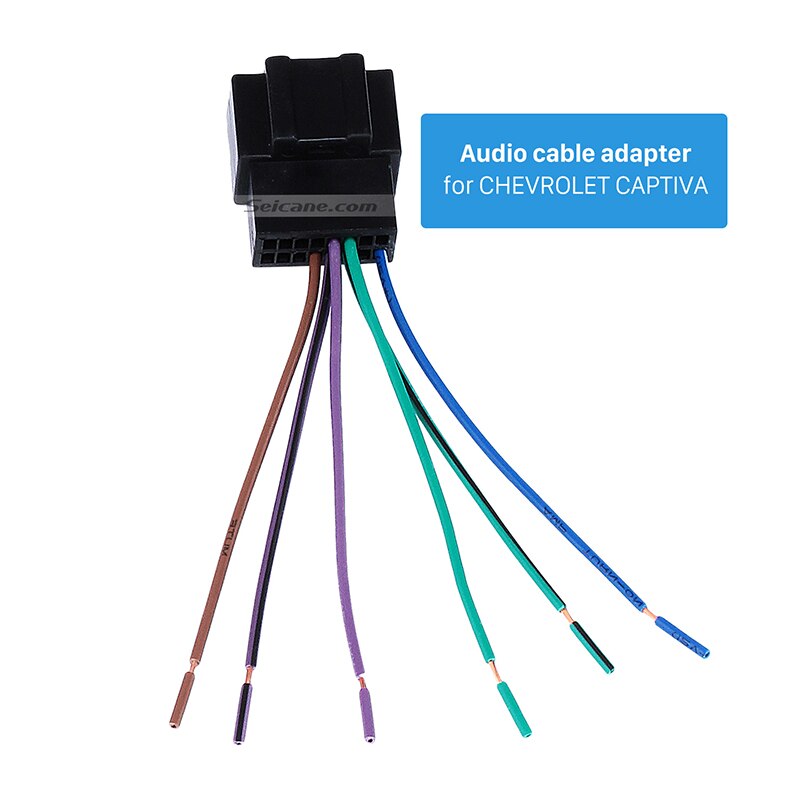 Seicane Kabelboom Adapter Audio Kabel en Radio Plug Adapter Kabel Connector voor CHEVROLET CAPTIVA GPS Autoradio Stereo