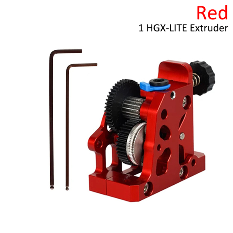 HGX LITE Estrusore Doppio Ingranaggio Estrusore Riduttore in Acciaio Duro Motore Ad Alta Velocità Parti Della Stampante 3D per CR10 CR 10S Ender3 V2 VORON: verde