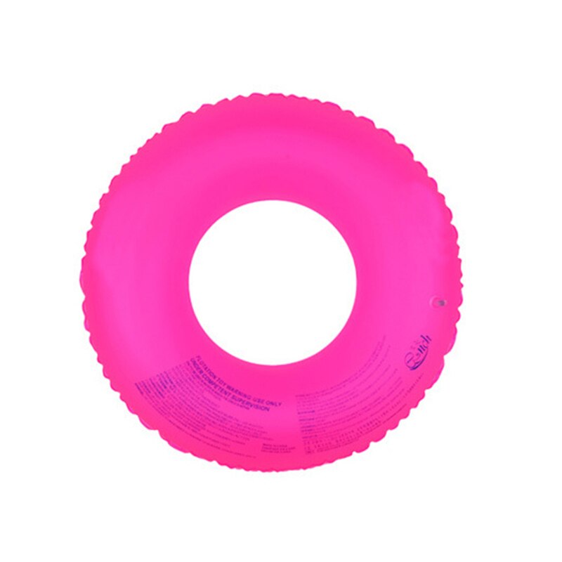 4 Size Adult Children's Summer Outdoor Inflatable Fluorescent Swimming Circle Swimming Pool Swimming Pontoon Swimming Protector