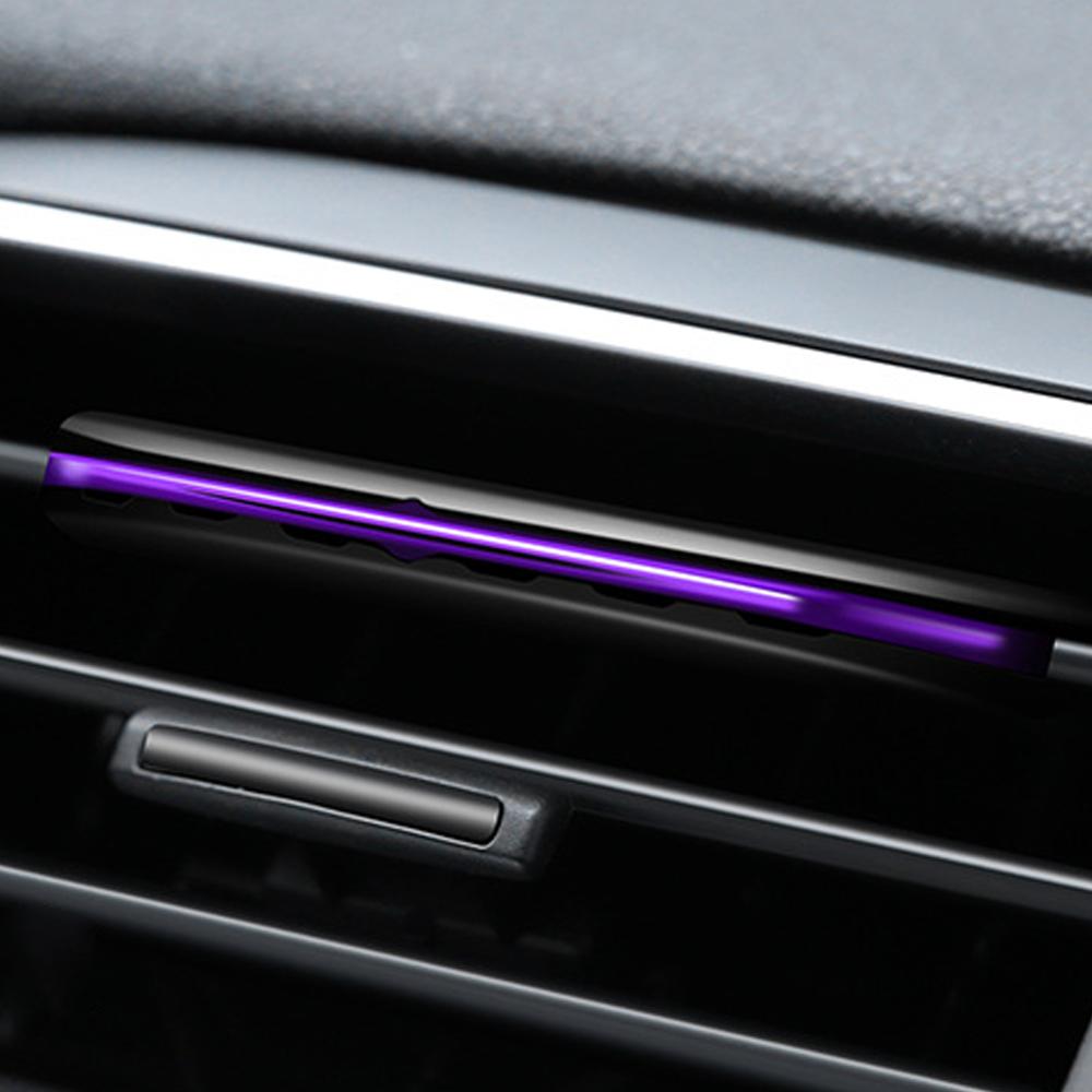 Bil luftfrisker lugt i bilen styling luftudluftning parfume parfum aroma til auto interiør tilbehør luftfrisker: Lilla