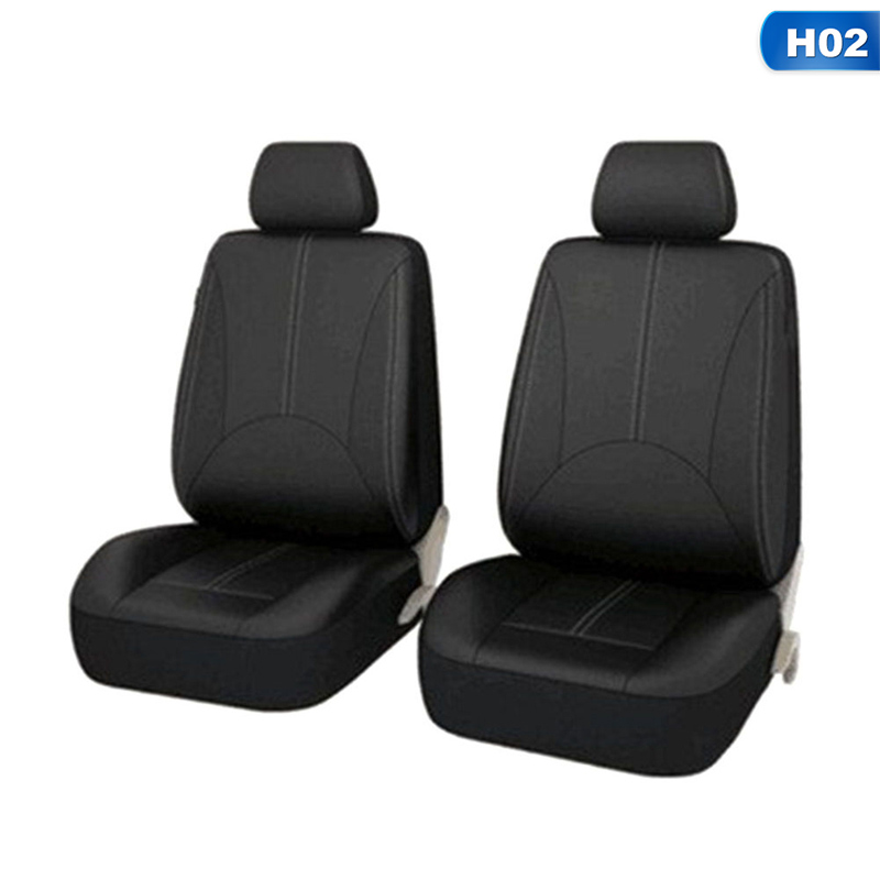 Fundas de asiento delantero de coche de 5 plazas para Uso General estilo de cubo trasero alto cubierta de asiento de coche Interior de coche Protector de asiento de coche