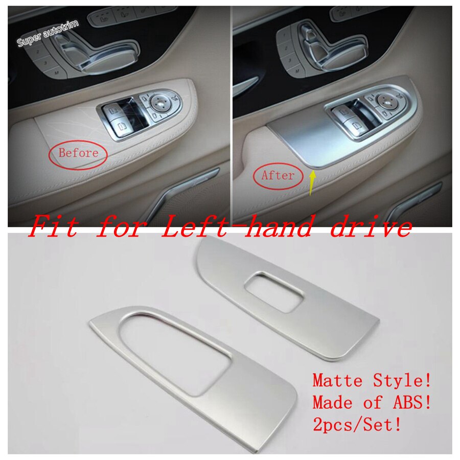 Lapetus matt Innen umrüsten Bausatz Sicherheit Gürtel Schnalle/Tasse Halfter Abdeckung trimmen Für Mercedes-Benz V Klasse V260 w447 - ABS