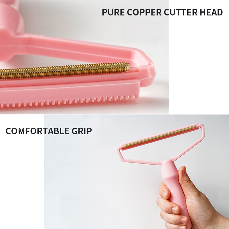 Portable Lint Remover Clothes Fuzz Fabric Shaver Brush Tool for Sweater Woven Coat Power-Free Fluff Removing Roller Shaver