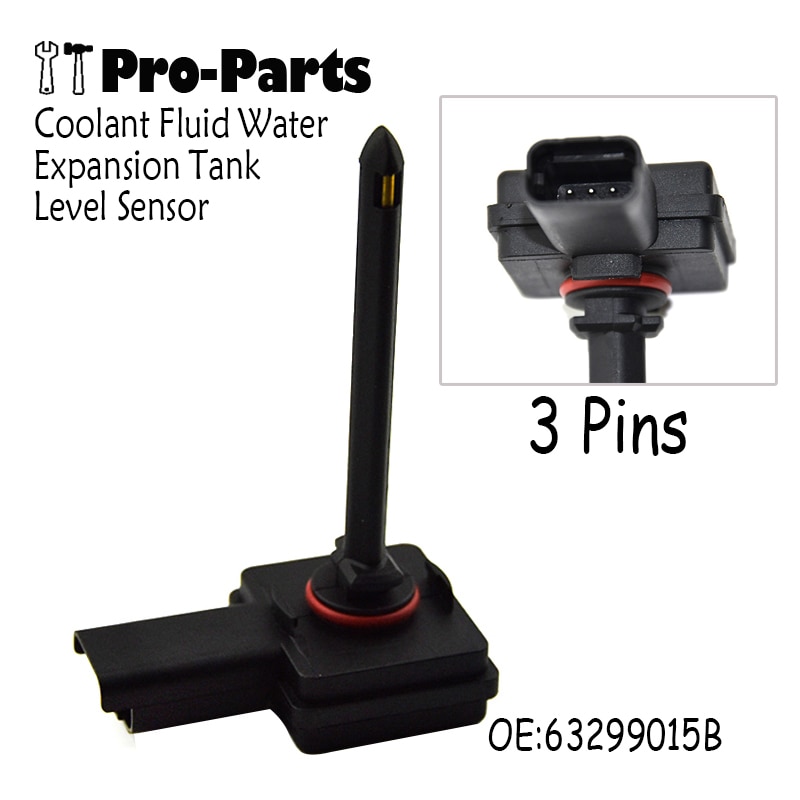 Sensor de nivel de tanque de expansión de agua líquida, refrigerante para Citroen C5 2,0 Hdi Peugeot 407 807 9642434480, , 63299015B