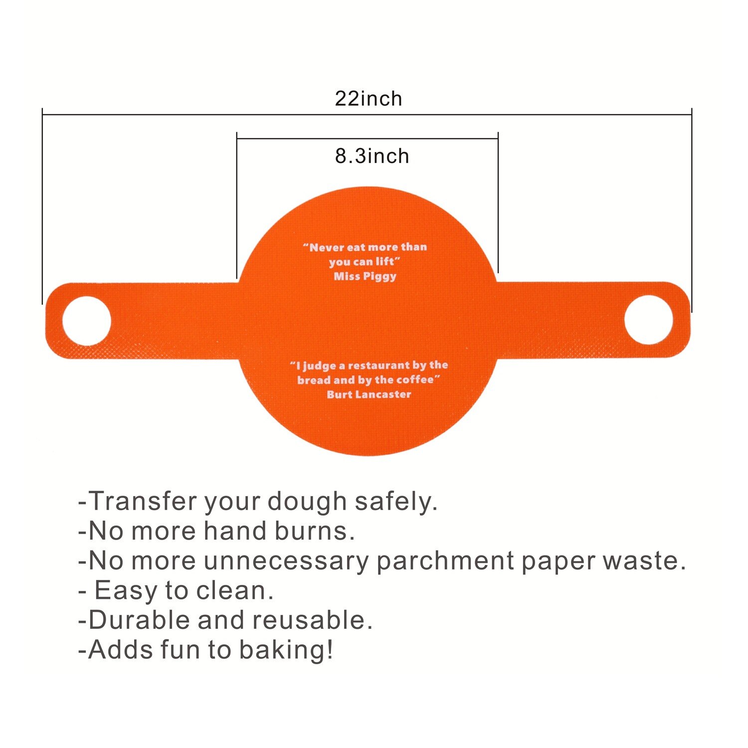 Nederlandse Oven Accessoires Brood Bakken Mat Deeg Transfer Mat Alternatief Voor Perkament Sling Lange Handvat Extractie Mat
