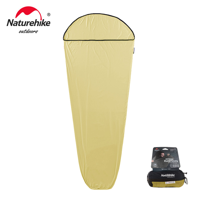 Naturehike Schlafsack Liner Hohe Elastizität Schlafsack Liner Ultraleicht Tragbare Reise Blatt draussen Camping Schlafsack: Lila