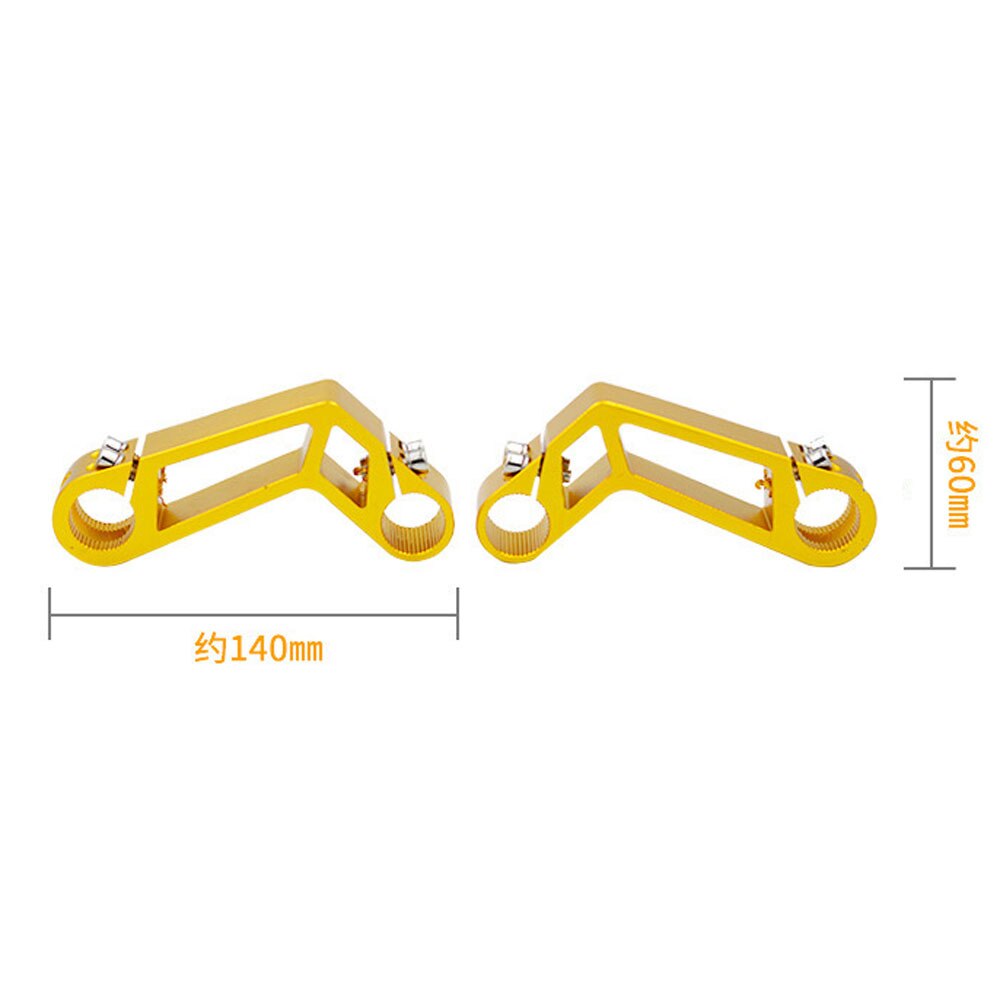 Mechanische Arm Stijl Motorfiets Aluminium Verstelbare Stuur Foundation 22Mm 7/8 "Voor Scooter Minibike Go Kart Straat Fiets