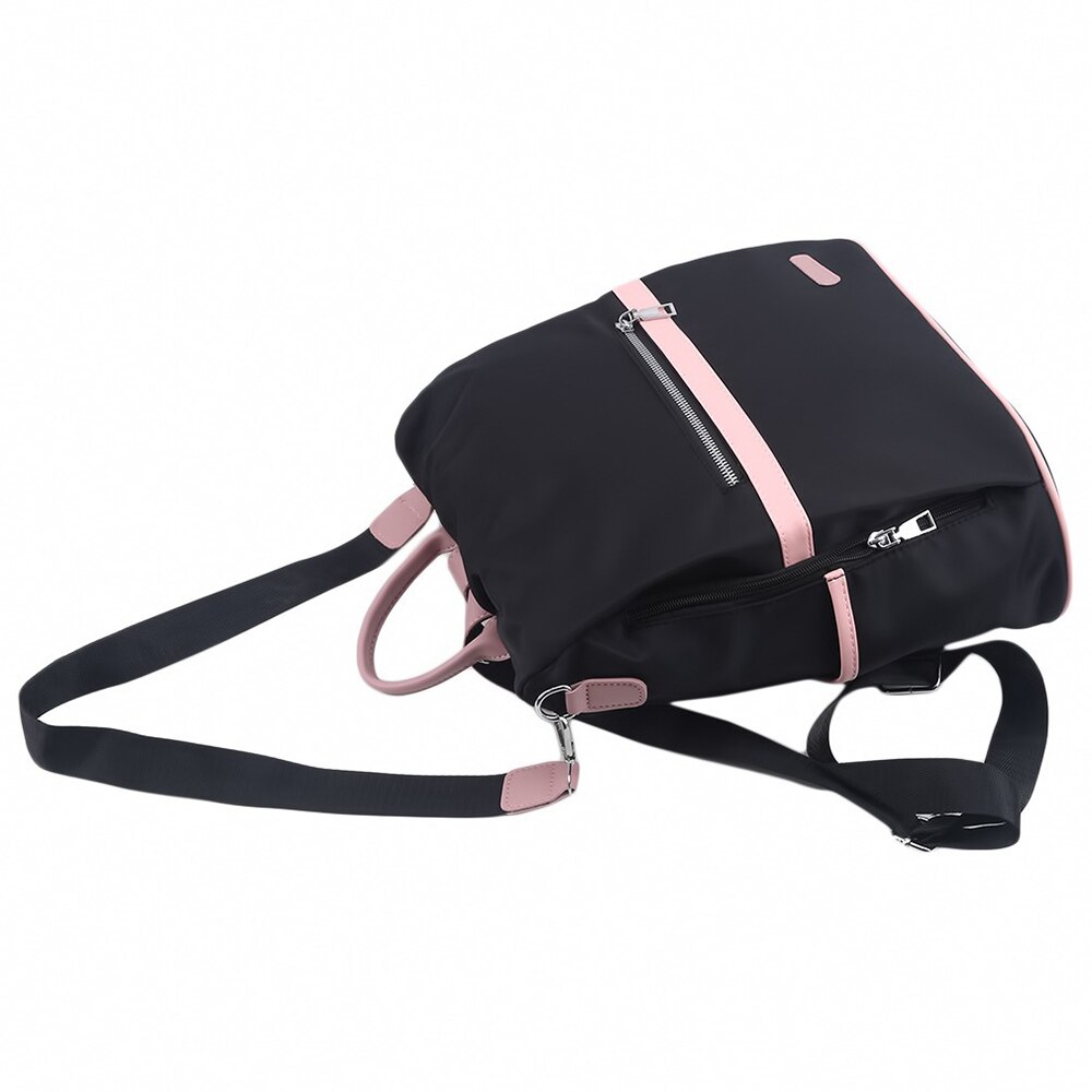 Reiserucksack mit rückenöffnung, diebstahlsicherung, sicherheitstasche für den alltag, großes fassungsvermögen, damen-schultertasche, zweifarbig, xin
