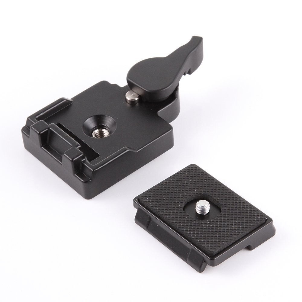 1 pièces fixation rapide universelle plaque SLR DSLR caméra lentille trépied pince plaque adaptateur trépied monopodes pour trépied monture vis