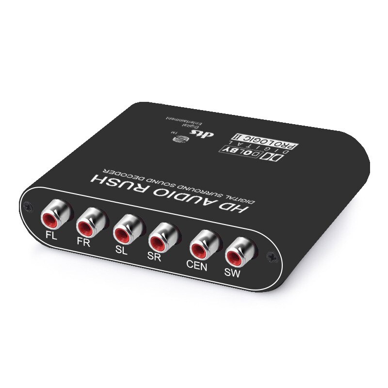 DTS decoder 5.1 channel Dolby audio decoding optical/coaxial digital dts audio decoder