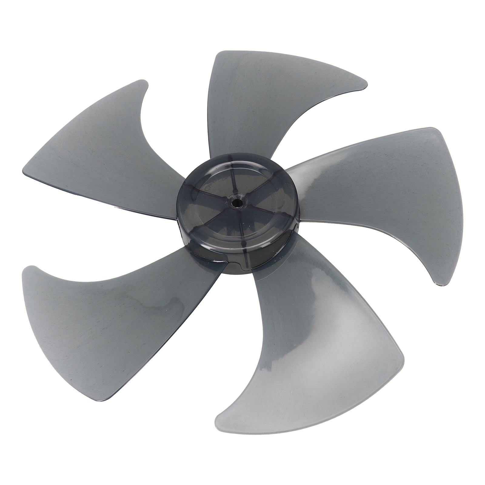 Replacement 14 Inch Plastic Fan Blade Five Leaves with Nut Cover for Pedestal Fans Low Noise and Temperature Resistant
