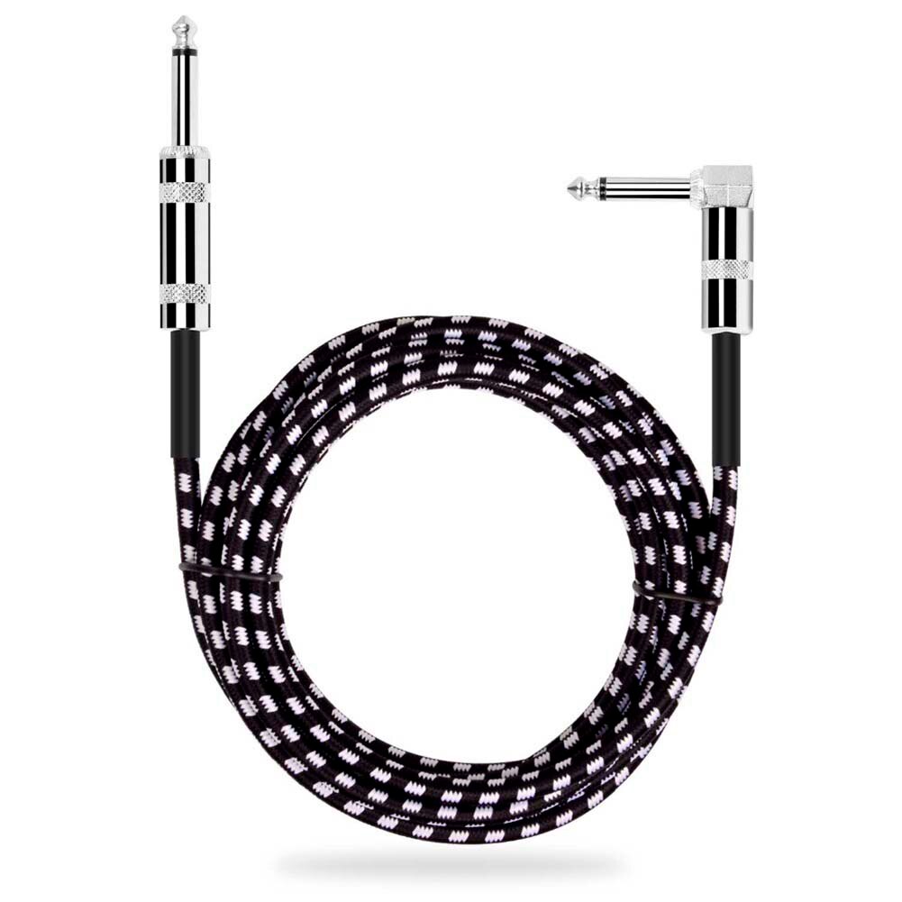 0.5/1m 6.35mm Electric Guitar Cable Audio USB Link Interface Adapter for PC Music Recording Guitar Bass Accessories: 1m