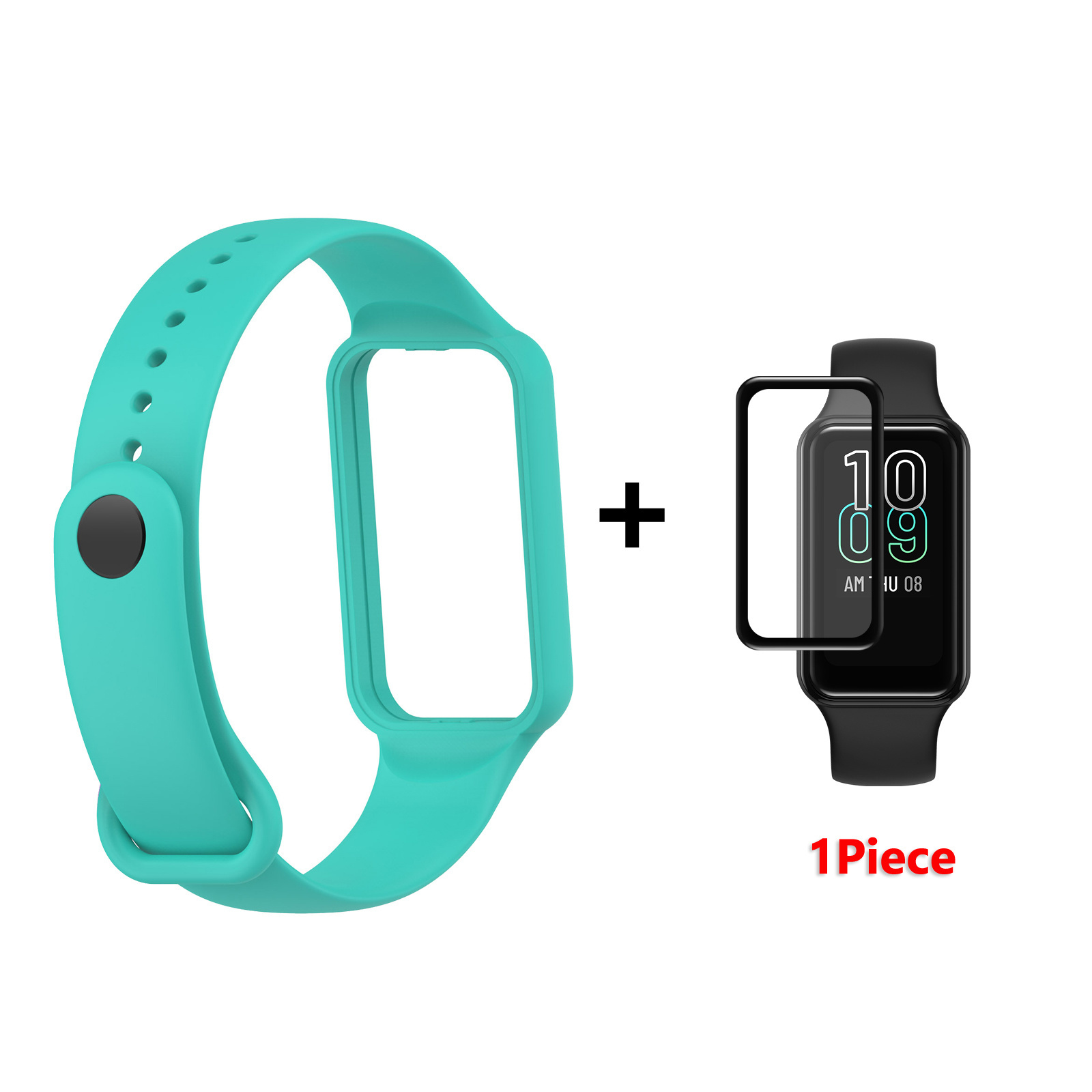 Urrem til amazfit band 7 rem udskiftningsrem til amazfit band 7 urremme armbånd: Olivenflager