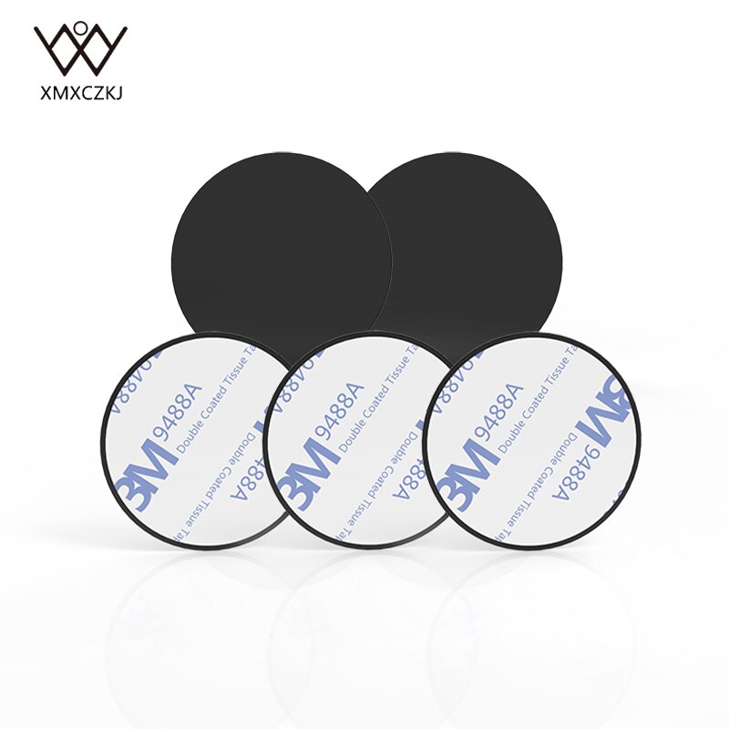 Metal Plate Universal Mount Metal Plate Kit with Adhesive for Magnetic Car Mount Cell Phone Holder Magnet Mobile Stand: 5 round