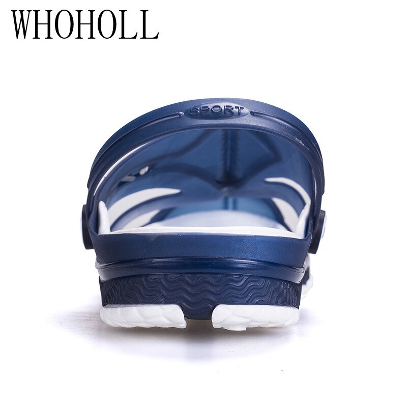 Summer Men's Slippers Clogs Slip-On Garden Shoes Breathable Man Sandals Plus Size Male Beach Shoes Flip Flops Quick Dry
