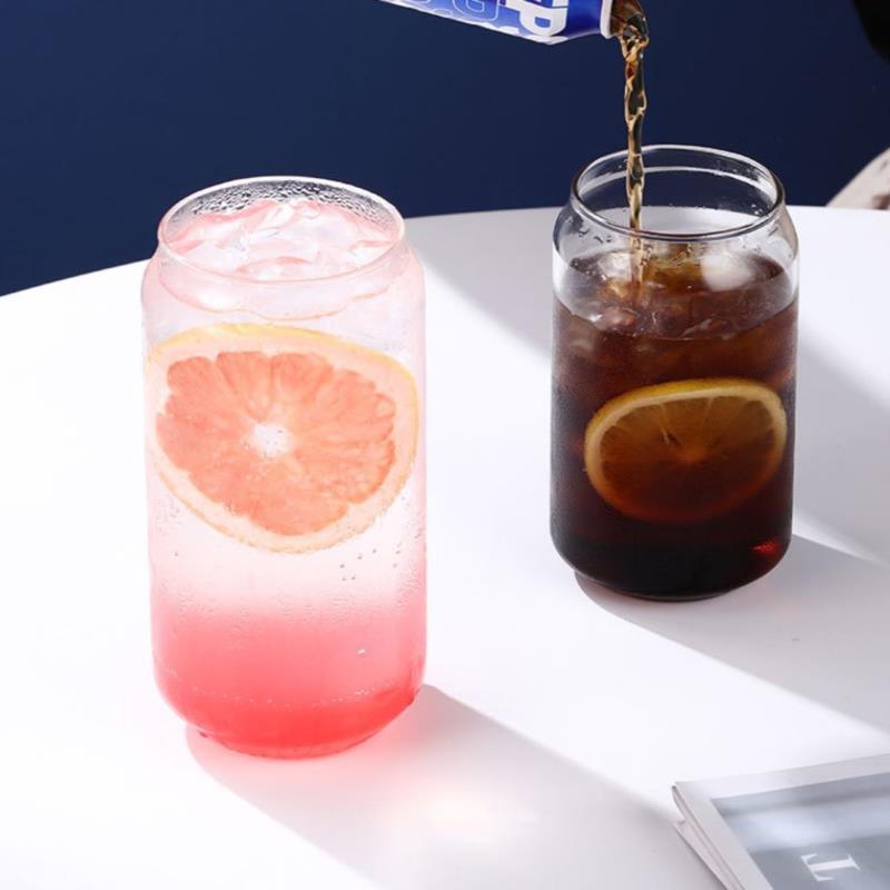 Gobelet en verre Transparent pour boisson froide, pour jus, thé au lait, bière, Cocktail, classique