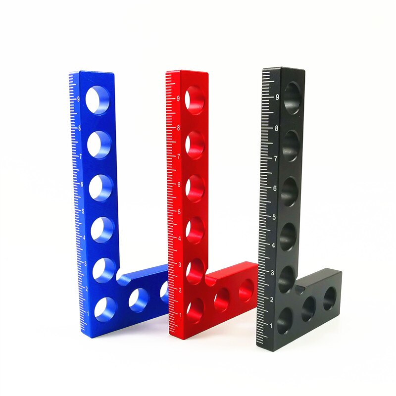 Precision Woodworking Tools 100mm L-Squre Mini square Mini Clamping Squares Aluminum Measurement Tool