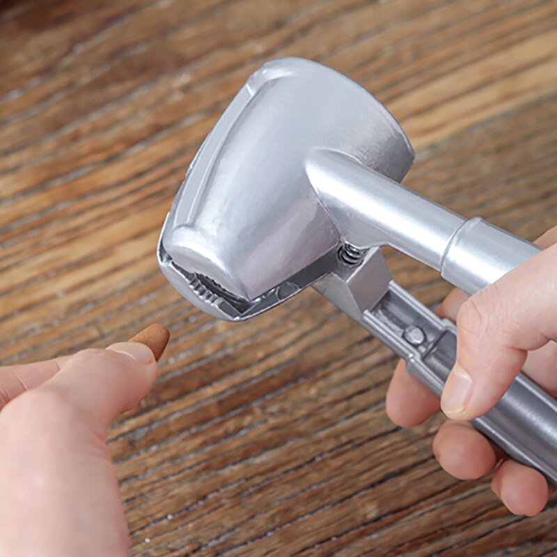 Nutcracker Aluminum Household Cracker Nut Rack Funnel Kitchen Tool Masher Nut Peanut Peanut Walnut Press Peeler